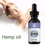 Organic Hemp Seed Essential Oils Herbal Drops Moisturizing Anti Anxiety Body Massage Sleep Enhance Stress Pain Relieve Skin Care - Virtual Blue Store