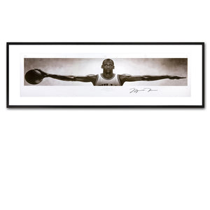 Modern Wall Art Canvas Pictures For Living Room Home Decor michael jordan wings autographed poster print canvas Painting - Virtual Blue Store