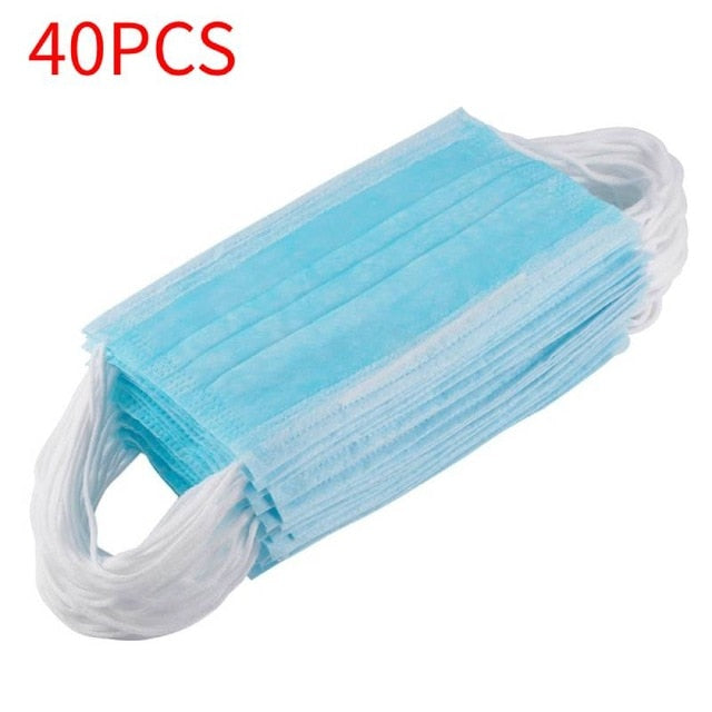 In stock!Disposable Masks 10/50 pcs Mouth Mask 3-Ply Anti-Dust FFP3 FFP2 KN95 Nonwoven Elastic Earloop Salon Mouth Face Masks - Virtual Blue Store