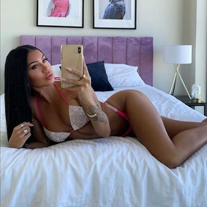 Sexy bikini women fashion sequin swimsuit diamond jewelry bikini diamond bandage split two-piece swimsuit - Virtual Blue Store