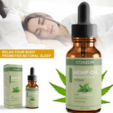 Organic Hemp Seed CBD Oil Essential Oils Herbal Drops 50000mg Relieve Stress Massage Body Care Pain Relief Improve Sleep 30ml - Virtual Blue Store