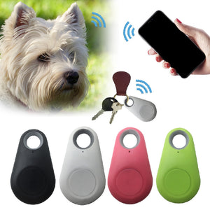 Pets Smart Mini GPS Tracker Anti-Lost Waterproof Bluetooth Tracer For Pet Dog Cat Keys Wallet Bag Kids - Virtual Blue Store