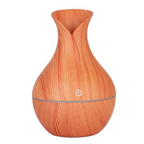 130ml Wood Ultrasonic Air Humidifier USB Electric Air Diffuser Humidifier Essential Oil Aromatherapy Air Cooling for Home Office - Virtual Blue Store