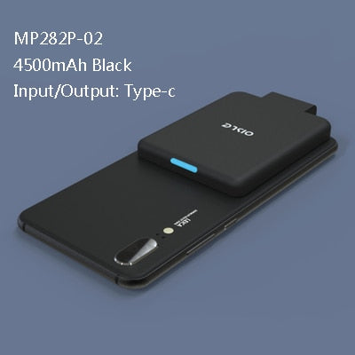 OISLE mini portable external battery charger battery case Power Bank for iPhone X 11 7 8 6s xs 12/Samsung S9/Huawei P30/xiaomi 9 - Virtual Blue Store