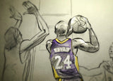CANVAS Painting Moive NEW Sport 2020 The Last Dance Michael Jordan VS Dear Basketball Kobe Bryant All Star Game Poster Wall Art - Virtual Blue Store