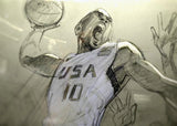 CANVAS Painting Moive NEW Sport 2020 The Last Dance Michael Jordan VS Dear Basketball Kobe Bryant All Star Game Poster Wall Art - Virtual Blue Store