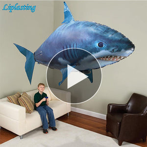 Remote Control Shark Toys Air Swimming Fish Infrared RC Flying Air Balloons Nemo Clown Fish Kids Toys Gifts Party Decoration - Virtual Blue Store