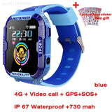 GPS Wifi SOS 4G Smart Watch Baby IP67 waterproof Camera position Tracker Kids Smartwatch Boys Girl VS A36E Q90 - Virtual Blue Store
