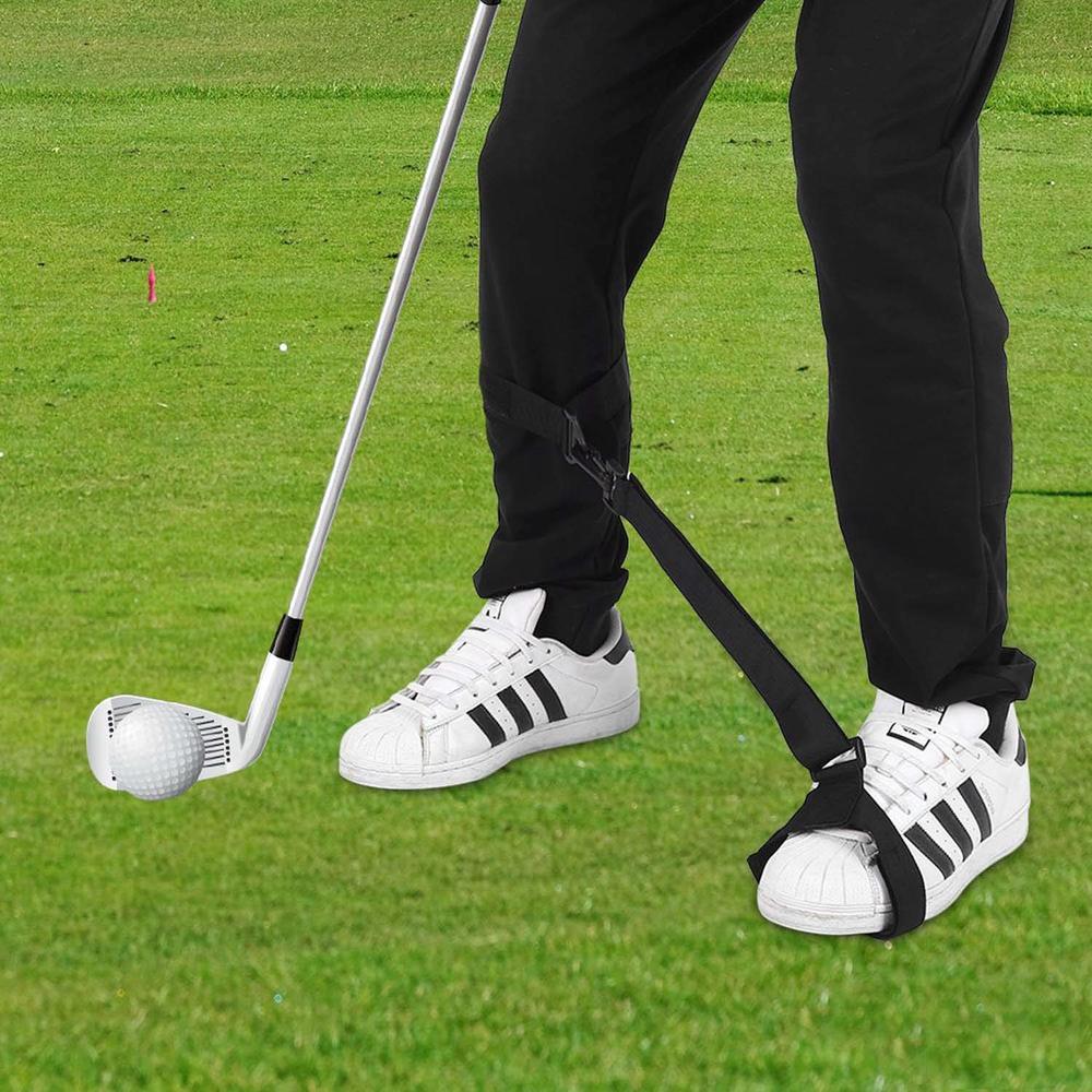 Golf Swing Trainer Leg Correction Belt Training Aid Post Orthotics Strap Poster Corrector for Men Women - Virtual Blue Store