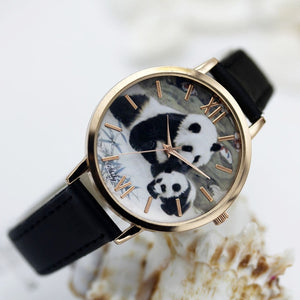 Shsby Brand Leather Strap Women Dress Watch Fashion peacock panda rabbit Casual Quartz Watch Ladies WristWatch relogio feminino - Virtual Blue Store