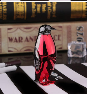Creative Penguin Shape Gas Lighter Metal Mini Free Flame Cigarette Lighter Smoking Accessories Men's Gifts - Virtual Blue Store