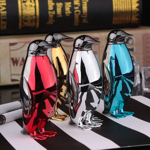 Creative Penguin Shape Gas Lighter Metal Mini Free Flame Cigarette Lighter Smoking Accessories Men's Gifts - Virtual Blue Store