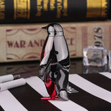 Creative Penguin Shape Gas Lighter Metal Mini Free Flame Cigarette Lighter Smoking Accessories Men's Gifts - Virtual Blue Store