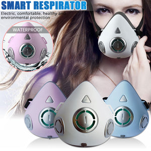 Smart Electric and Air Purification Respirator Automatic Fresh Air Respirator outdoor safety Mouth-muffle WILL NOT FOG UP YOUR GLASSES - Virtual Blue Store
