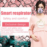 Smart Electric and Air Purification Respirator Automatic Fresh Air Respirator outdoor safety Mouth-muffle WILL NOT FOG UP YOUR GLASSES - Virtual Blue Store