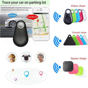 Mini Fashion Bluetooth 4.0 Tracker GPS Locator Tag Alarm Wallet Key Pet Dog Tracker Anti-lost Pocket Size Smart Tracker - Virtual Blue Store