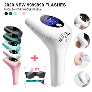 999999 Flashes  New Laser Epilator Permanent IPL Photoepilator Hair Removal depiladora Painless electric Epilator - Virtual Blue Store