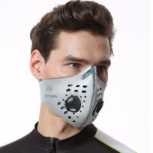 men sport cycling maske face maske with filters Dust Anti Pollution Respirator mascarillas - Virtual Blue Store