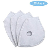 10pcs Fashion Scarf Cotton Activated Pm2.5 Outdoor Unisex Filter Face Maskswashable And Reusable Maske - Virtual Blue Store