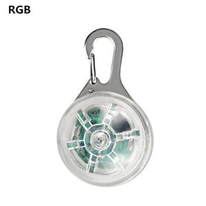 LED Flashlight Collar Dog Guide Lights Pet Night Safety Glowing Pendant Necklace Pet Luminous Bright Glowing Collar NO Battery - Virtual Blue Store