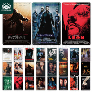 Movie Metal Tin Sign Metal Poster Plaque Metal Vintage Retro Classic Movie Wall Decor for Bar Pub Club Man Cave Decorative Plate - Virtual Blue Store