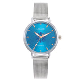 Fashion Ladies Watch Luxury Women Wrist Watches Quartz Clock Female Round Watches Crystal Dial Party Dress Gifts 2019 New - Virtual Blue Store