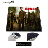 Walking Dead Super Large Size Lock Edge Thicken Mouse Pad 900*400*3MM Natural Rubber Material Waterproof Desk Mousepad - Virtual Blue Store