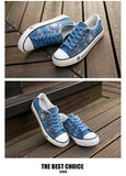 Canvas Shoes Women Fashion Sneakers Denim Casual Shoes Female Summer Platform Sneakers Ladies Lace UpTrainers Basket Femme - Virtual Blue Store