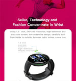 D18 Smart Watch Heart Rate Blood Pressure Fitness Tracker Men Women Smart Wristband Waterproof Sport Smartwatch For Android Ios
