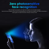 New V17 PRO 6.53 Inch Full-screen Ultrabook Mobile Phone 8 + 256G Screen Fingerprint Unlock Facial Recognition Reflective High- - Virtual Blue Store