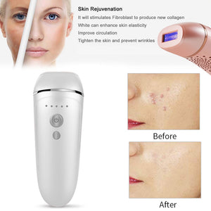 600000 pulsed IPL Laser Hair Removal Machine Laser Epilator Hair Removal Permanent Bikini Trimmer Electric depilador a laser - Virtual Blue Store