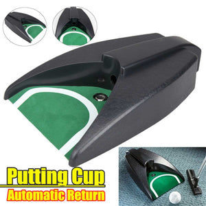 Golf Ball Automatic Putting Cup Indoor Hole Putt Practice Training Device Golf Training Aids Accessories - Virtual Blue Store