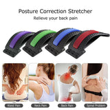 Stretch Equipment Back Massager Stretcher Fitness Lumbar Support Relaxation Mate Spinal Pain Back Support Stretcher Spine - Virtual Blue Store