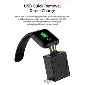 D20 Smart Watch Waterproof Bluetooth Blood Pressure Fitness Tracker Heart Rate Monitor Smartwatch For Apple IOS Android - Virtual Blue Store