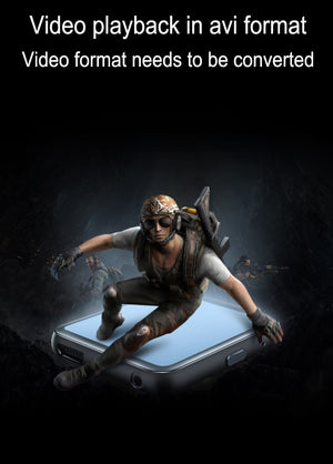 Full screen metal Bluetooth MP3 player watch built-in 16G e-book radio recording video player - Virtual Blue Store