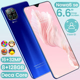 New NOWA6se 8 + 256G Dual Card Dual Standby 6.6-inch Full-screen Ultrabook Mobile Phone 10-core 4G Network - Virtual Blue Store