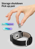Smart Watch with bluetooth earphone headphone Headset Bracelet Band heartrate blood pressure motion detection - Virtual Blue Store