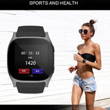 HOT SALE T8 Bluetooth Smart Watch With Camera Support SIM TF Card Pedometer Men Women Call Sport Smartwatch For Android Phone - Virtual Blue Store