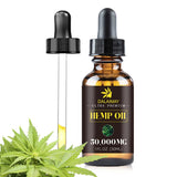 Organic Hemp Seed Oil for Anxiety & Stress Relief Improve sleep Soothing Fatigue Facial Body Care Essential Oil - Virtual Blue Store