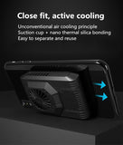 Portable Plastic Mobile Phone Cooler Gaming Semiconductor Cooling Radiator for PUBG Cooler Fan for Smartphone iPad iPhone Tablet
