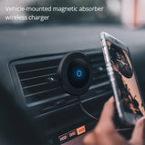 Bonola Magnetic Wireless Car Charger for iPhone 11/11Pro/11ProMax/XsMax/Xr/8 Qi Car Phone Wireless Charger For Samsung S10/S9/S8 - Virtual Blue Store
