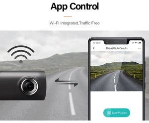 70mai Car DVR 1S APP & English Voice Control 70mai 1S 1080P HD Night Vision 70mai 1S Dash Camera Recorder WiFi 70mai Dash Cam - Virtual Blue Store