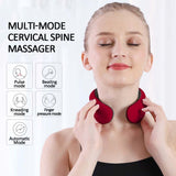 Smart Electric Neck and Shoulder Massager Pain Relief Tool Health Care Relaxation Cervical 4D Magnetic Therapy Massage Machine - Virtual Blue Store