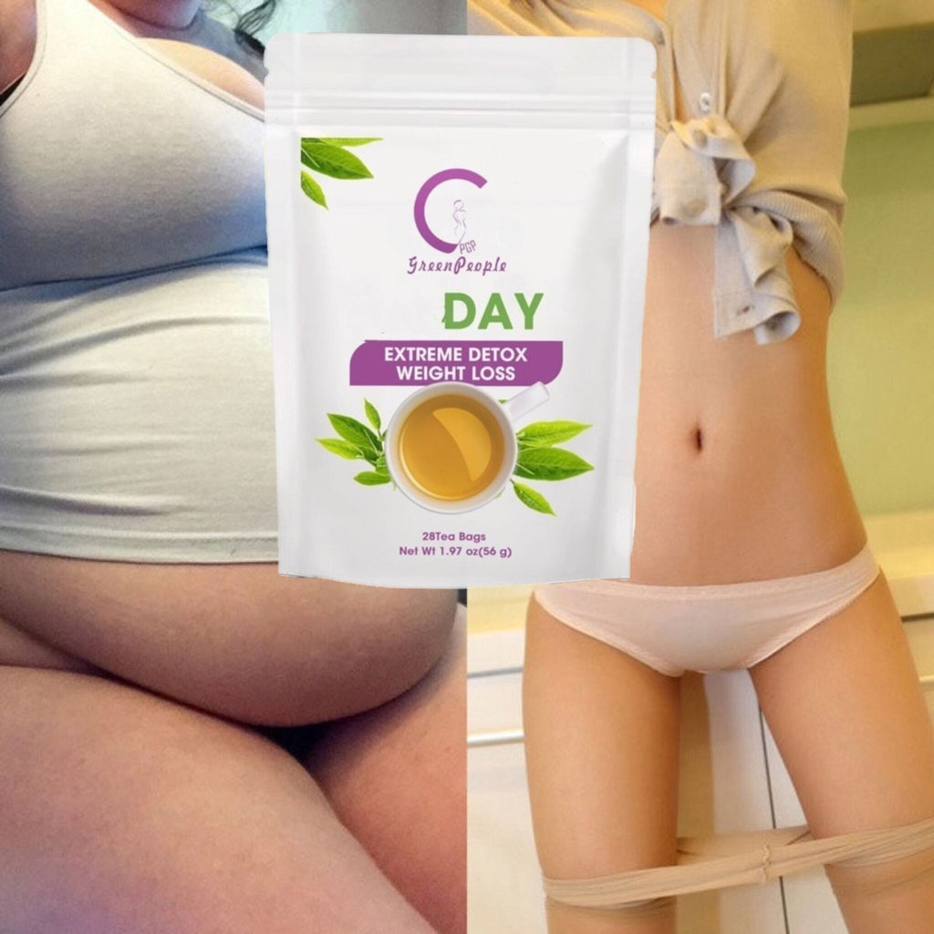 Fat Burn 28 Day Detox Tea Detox  Reduce Bloating And Constipation Weight Loss Body Cleanse For Women And Men - Virtual Blue Store