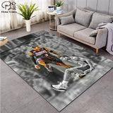 Jordan 23 basketball carpet 3D Printed Carpet Hallway Doormat Anti-Slip Bathroom Carpets Kids Room Absorb Water Kitchen - Virtual Blue Store