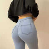 Slim Jeans For Women Skinny High Waist Woman Denim Pencil Pants Stretch Waist Slim Female Trousers Plus Size Spring Autumn - Virtual Blue Store