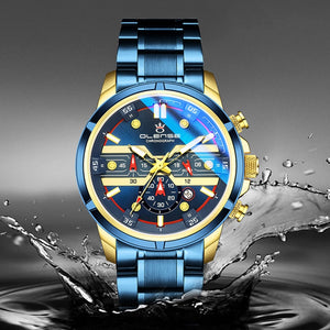 Relojes  Watch Men Fashion Sport Quartz Clock Mens Watches Top Brand Luxury Business Waterproof Watch Relogio Masculino wach - Virtual Blue Store