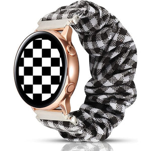 20 22mm Scrunchies Elastic Watch Band for samsung galaxy watch 46mm 42mm active 2 huawei watch GT2 Strap gear s3 amazfit bip - Virtual Blue Store