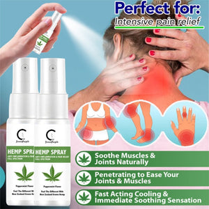 GPGP GreenPeople 50ml Hemp CBD Pain Relief Spray Rheumatism Arthritis Muscle Sprain Knee Waist Pain Back Shoulder Herbs Spray - Virtual Blue Store