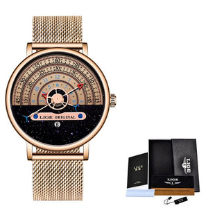 2020 LIGE Fashion Watch Men Watches Creative Men's Watches Male Wristwatch Luxury Mens Clock Relogio Masculino reloj mujer+Box - Virtual Blue Store
